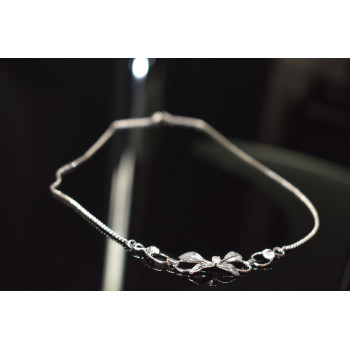 Sky Jewelry Серебряное ожерелье с фианитами