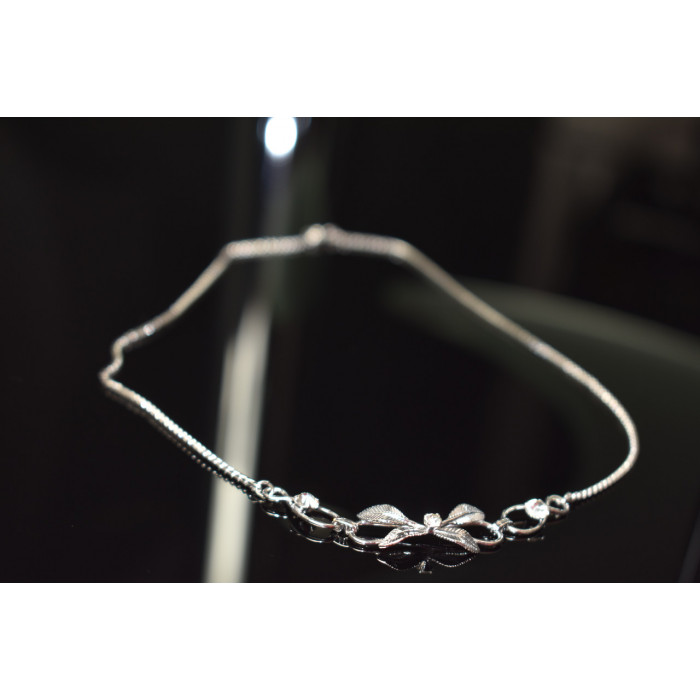 Sky Jewelry Серебряное ожерелье с фианитами