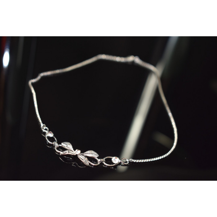 Sky Jewelry Серебряное ожерелье с фианитами