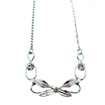 Sky Jewelry Серебряное ожерелье с фианитами