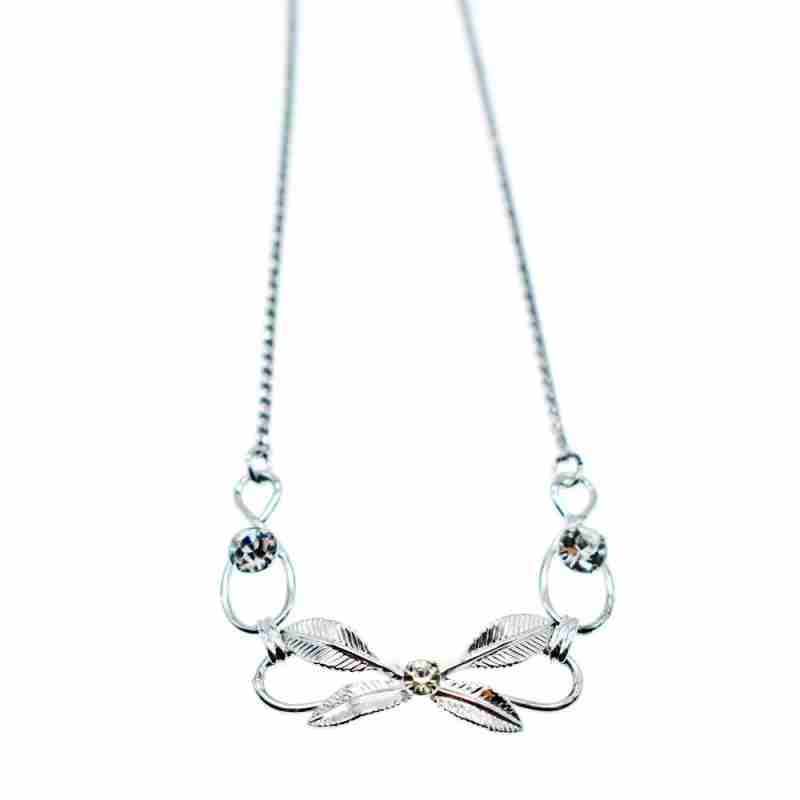 Sky Jewelry Серебряное ожерелье с фианитами