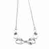 Sky Jewelry Серебряное ожерелье с фианитами