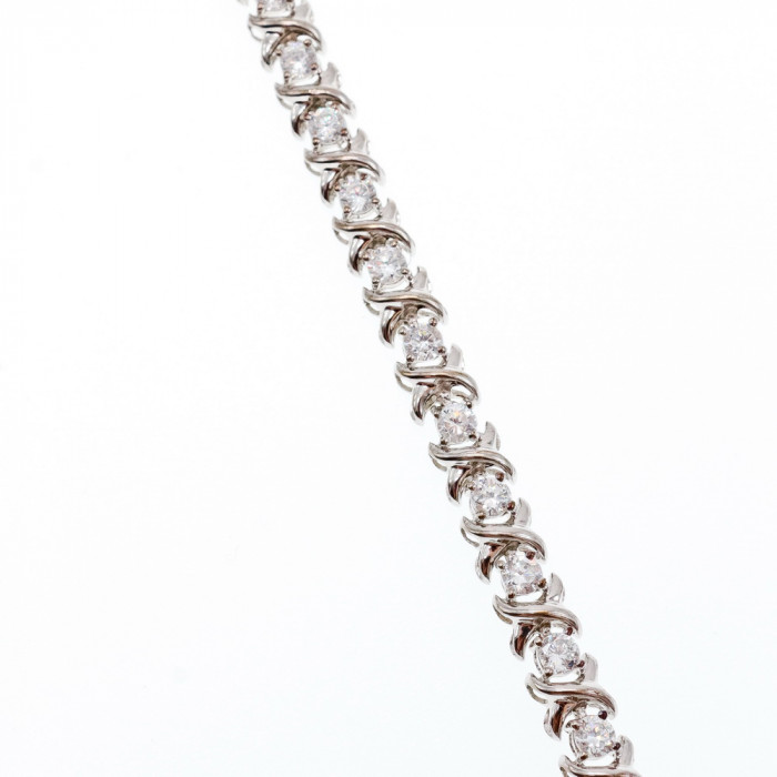 Sky Jewelry Серебряный браслет 925 проба с фианитами