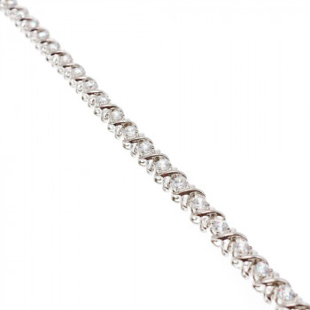 Sky Jewelry Серебряный браслет 925 проба с фианитами