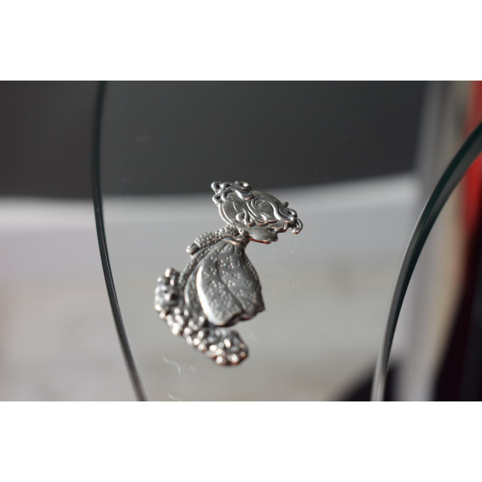 Sky Jewelry Винтажная Серебряная брошь *Девочка