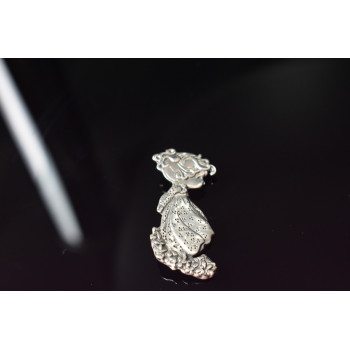 Sky Jewelry Винтажная Серебряная брошь *Девочка