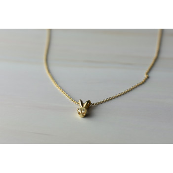 Sky Jewelry Золотая цепочка с кулоном-капелька Алмаз