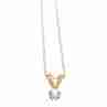 Sky Jewelry Золотая цепочка с кулоном-капелька Алмаз