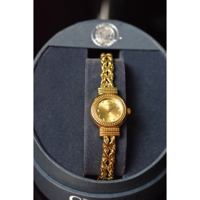 Sky Jewelry Серебряные часы 925 проба в позолоте TECHNIBOND