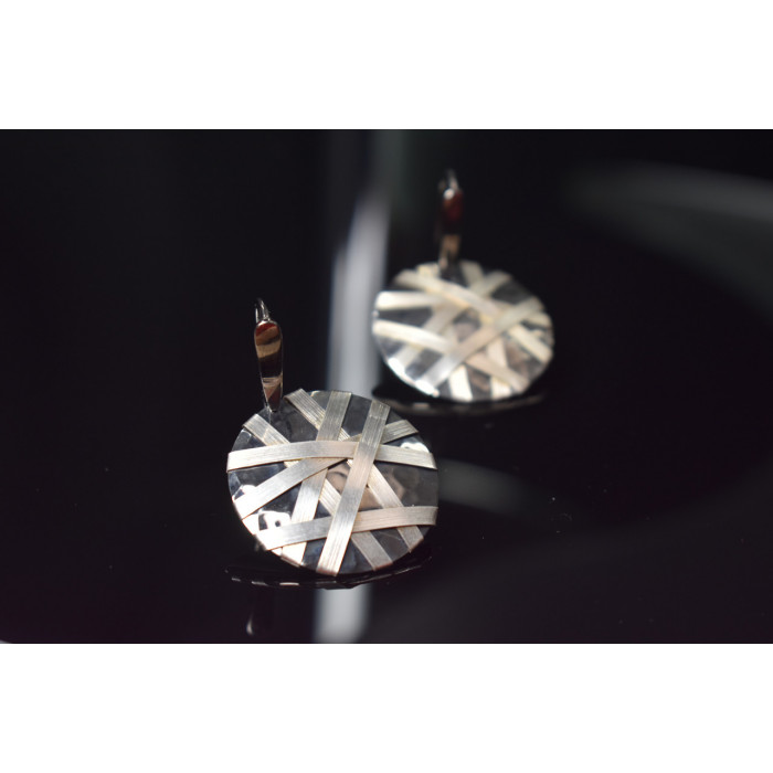 Sky Jewelry Серебряные серьги 925 пробы Italy Milor