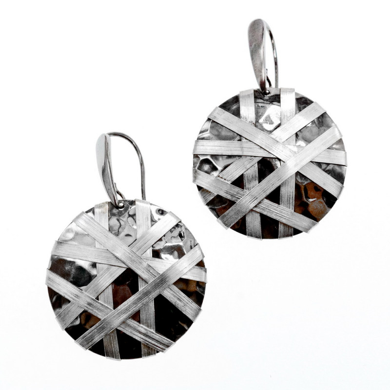 Sky Jewelry Серебряные серьги 925 пробы Italy Milor