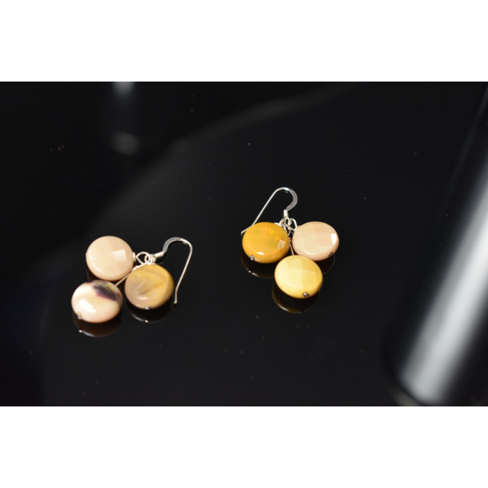 Sky Jewelry Серебряные серьги с Яшмой