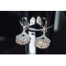 Sky Jewelry Элегантные серебряные серьги