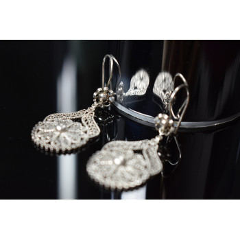 Sky Jewelry Элегантные серебряные серьги