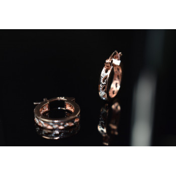 Sky Jewelry Серебряные серьги в позолоте 925 проба