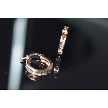 Sky Jewelry Серебряные серьги в позолоте 925 проба