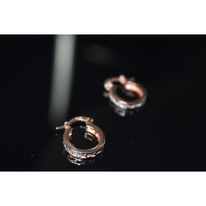 Sky Jewelry Серебряные серьги в позолоте 925 проба