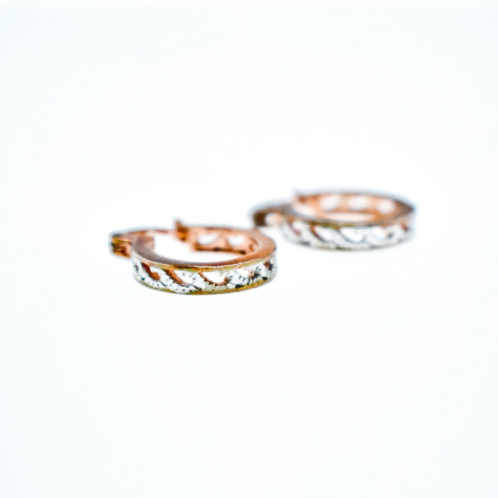 Sky Jewelry Серебряные серьги в позолоте 925 проба