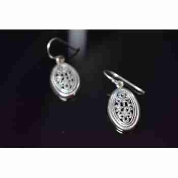 Sky Jewelry Винтажные серебряные серьги 925 пробы