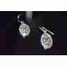 Sky Jewelry Винтажные серебряные серьги 925 пробы