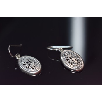 Sky Jewelry Винтажные серебряные серьги 925 пробы