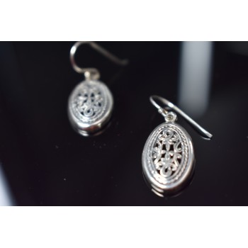 Sky Jewelry Винтажные серебряные серьги 925 пробы