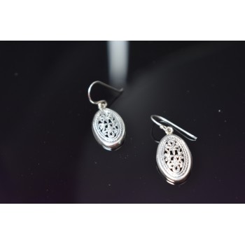 Sky Jewelry Винтажные серебряные серьги 925 пробы