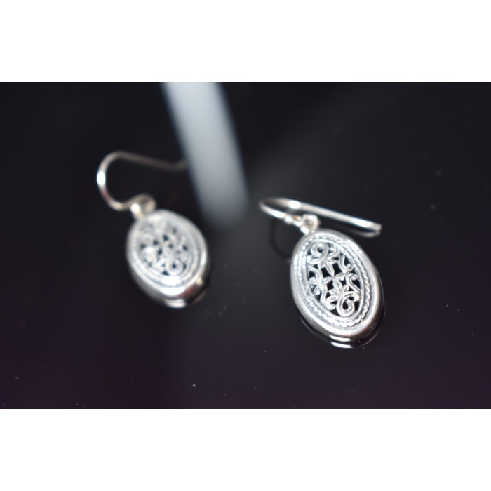 Sky Jewelry Винтажные серебряные серьги 925 пробы