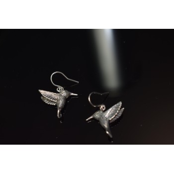 Sky Jewelry Винтажные серебряные серьги *Птица* 925 проба