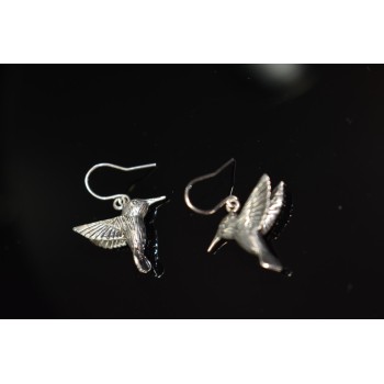 Sky Jewelry Винтажные серебряные серьги *Птица* 925 проба