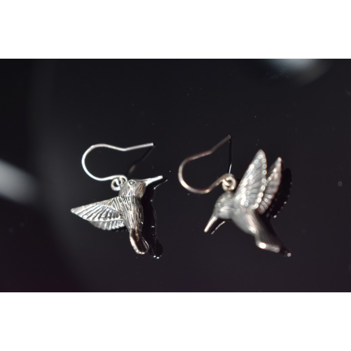 Sky Jewelry Винтажные серебряные серьги *Птица* 925 проба