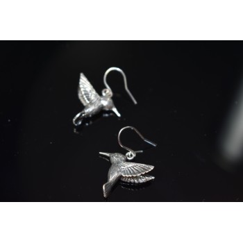 Sky Jewelry Винтажные серебряные серьги *Птица* 925 проба