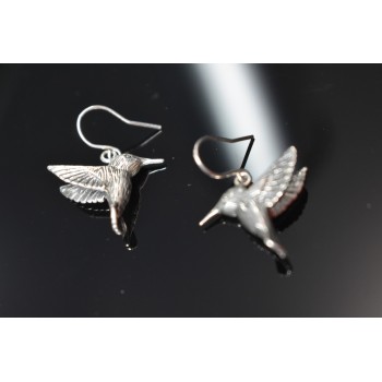 Sky Jewelry Винтажные серебряные серьги *Птица* 925 проба