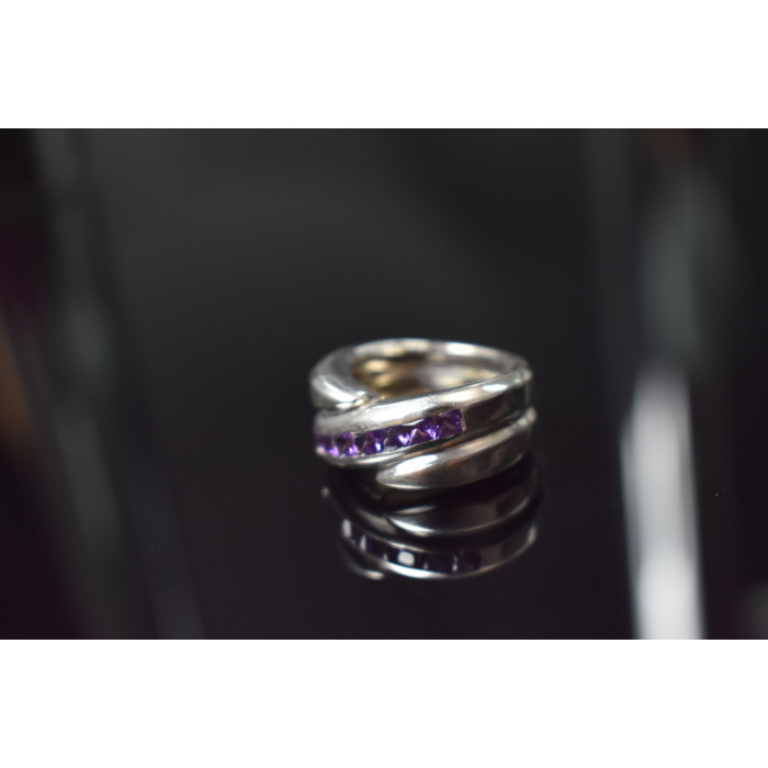 Sky Jewelry Серебряное кольцо 925 пробы с Аметистом