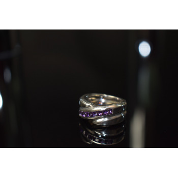 Sky Jewelry Серебряное кольцо 925 пробы с Аметистом
