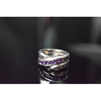 Sky Jewelry Серебряное кольцо 925 пробы с Аметистом