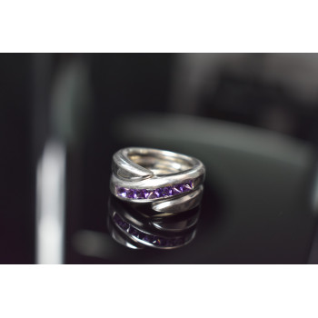 Sky Jewelry Серебряное кольцо 925 пробы с Аметистом