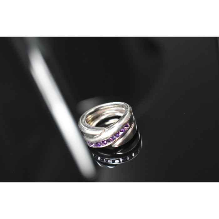 Sky Jewelry Серебряное кольцо 925 пробы с Аметистом