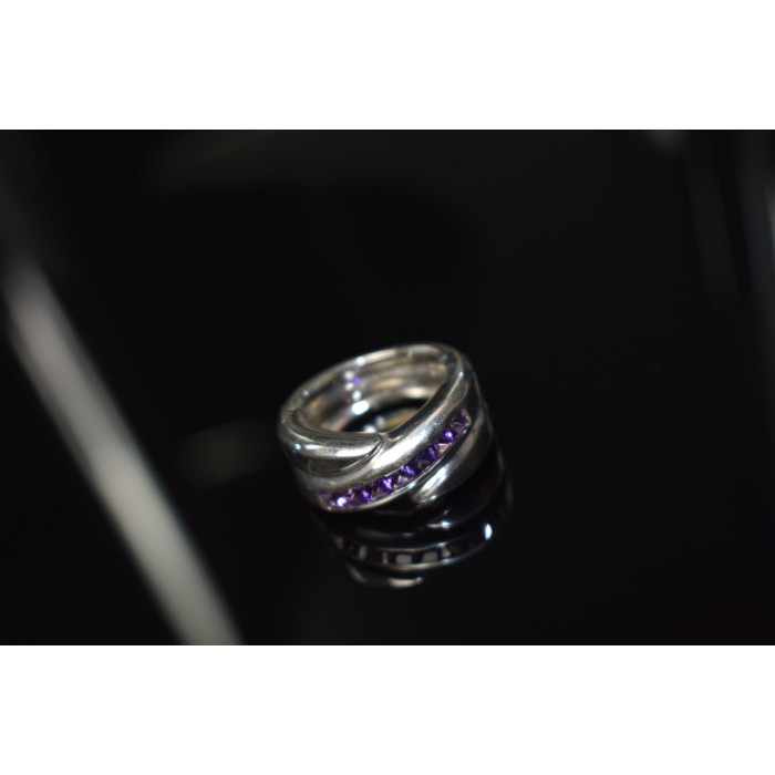 Sky Jewelry Серебряное кольцо 925 пробы с Аметистом