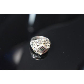 Sky Jewelry Серебряное кольцо 925 проба с камнями Черный нефрит