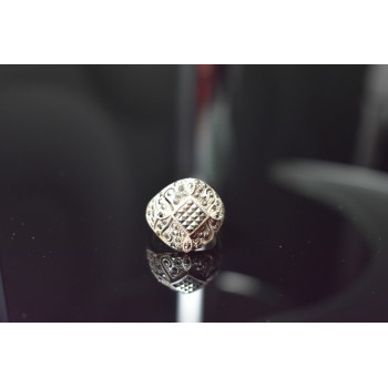 Sky Jewelry Серебряное кольцо 925 проба с камнями Черный нефрит