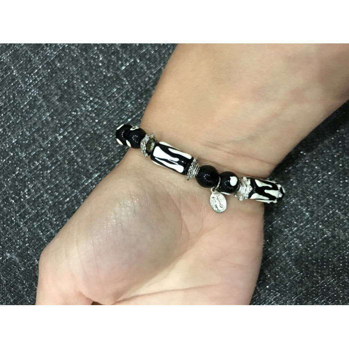 Sky Jewelry Черно-белый браслет