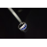 Sky Jewelry Серебряное кольцо 925 проба с Синим Топазом