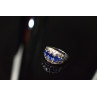 Sky Jewelry Серебряное кольцо 925 проба с Синим Топазом