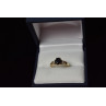 Sky Jewelry Золотое кольцо 10К (417 проба) с камнем Шпинель