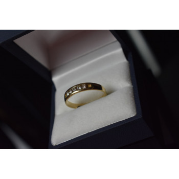 Sky Jewelry Золотое кольцо 14К (585 проба) с бриллиантами