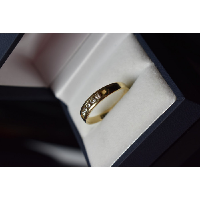 Sky Jewelry Золотое кольцо 14К (585 проба) с бриллиантами