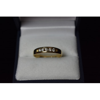 Sky Jewelry Золотое кольцо 14К (585 проба) с бриллиантами