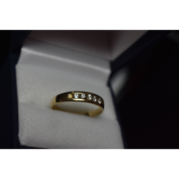 Sky Jewelry Золотое кольцо 14К (585 проба) с бриллиантами