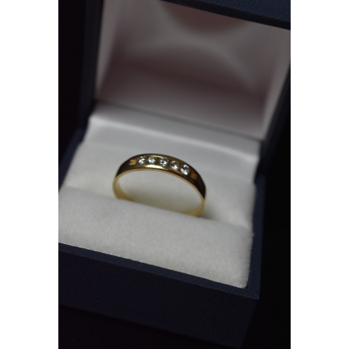 Sky Jewelry Золотое кольцо 14К (585 проба) с бриллиантами